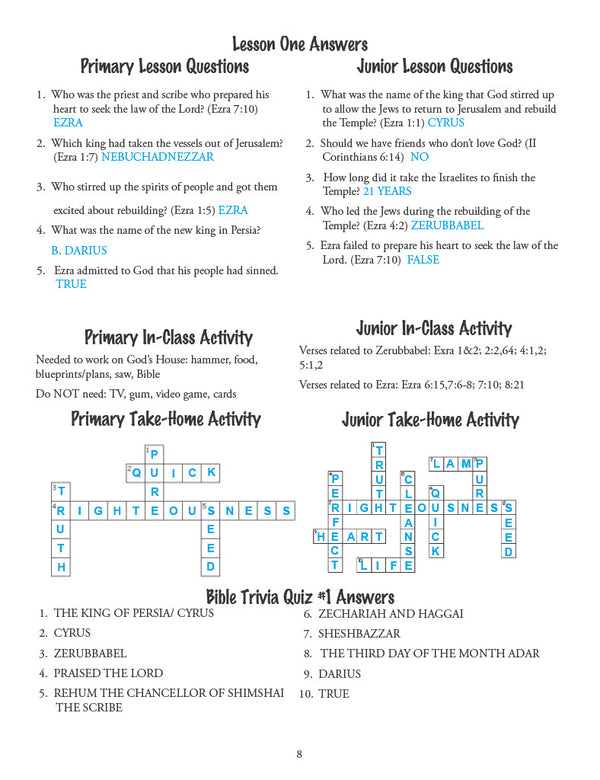 Old Testament Highlights - Teacher's Manual (Digital)