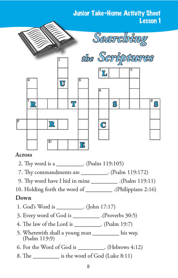 Old Testament Highlights - Junior Workbook