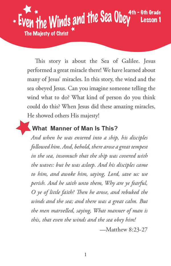 The Life of Christ II - Junior Workbook