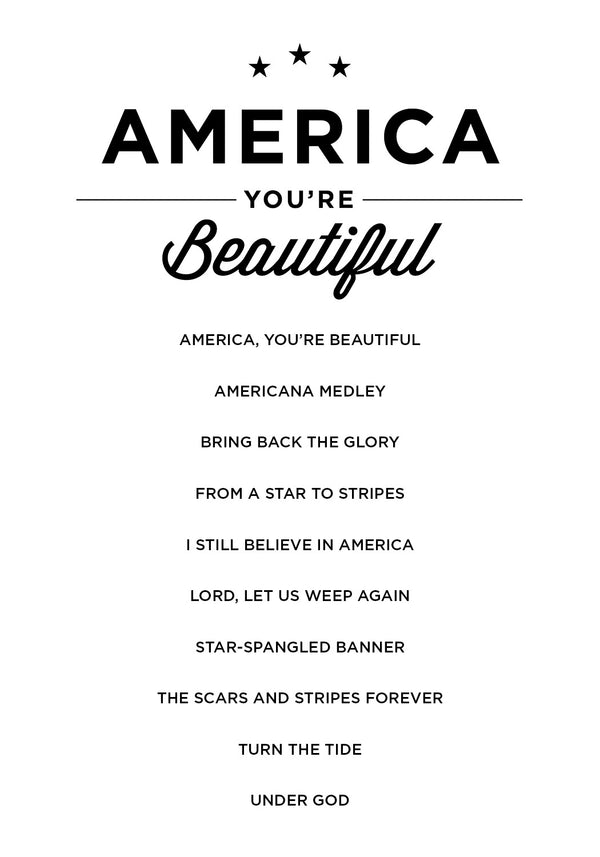 America, You're Beautiful