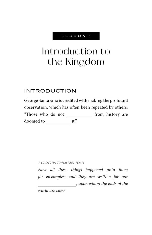Truths from the Throne Student Edition