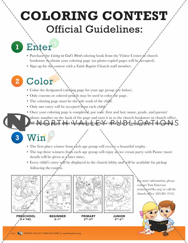 Coloring Book - Coloring Contest Custom Package