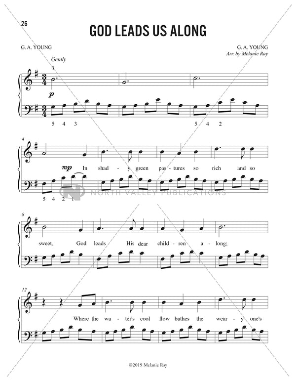 Gospel Hymn Arrangements for Early Intermediate Piano