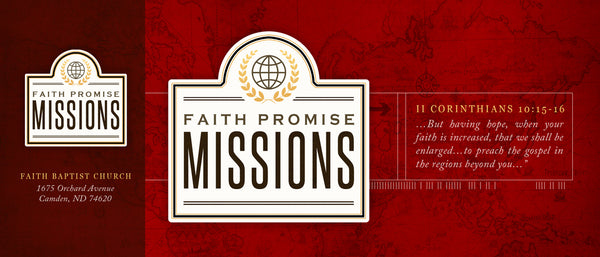 Faith Promise Commitment Card - Perforated (B)