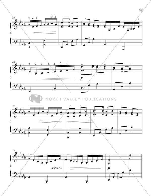 Gospel Hymn Arrangements for Intermediate Piano