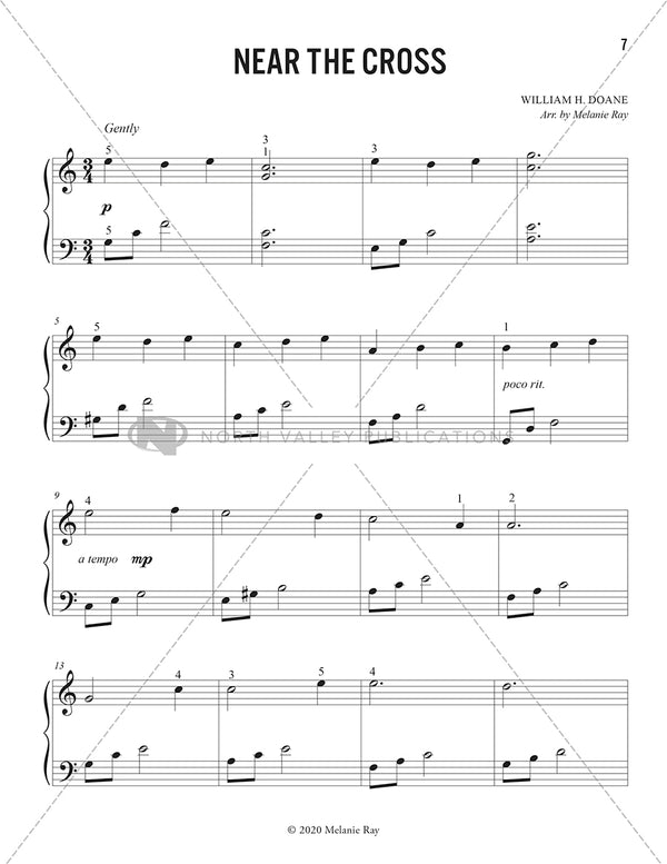Gospel Hymn Arrangements for Intermediate Piano