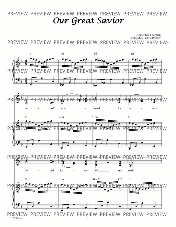 Vocal: Our Great Savior