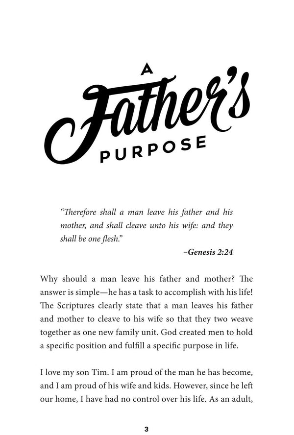 A Father's Purpose