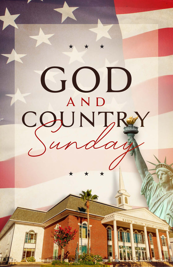 Bulletin Paper - God and Country Sunday