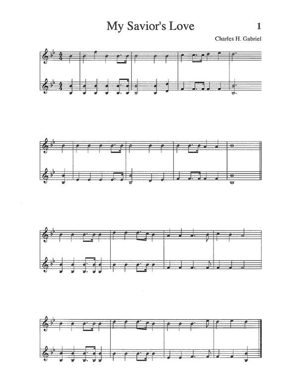 Songs & Hymns of Revival Orchestration: Baritone T.C., Tenor Saxophone, Bass Clarinet