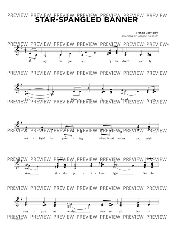 Vocal: Star-Spangled Banner - A Capella