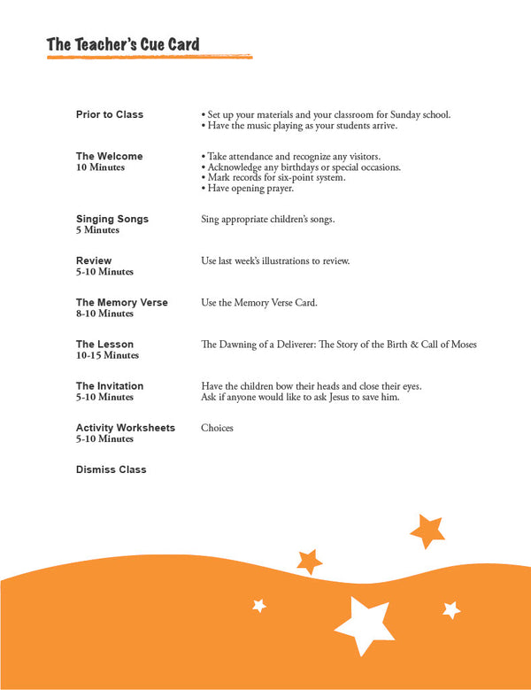 Coming Out of Egypt - Primary Teacher's Manual