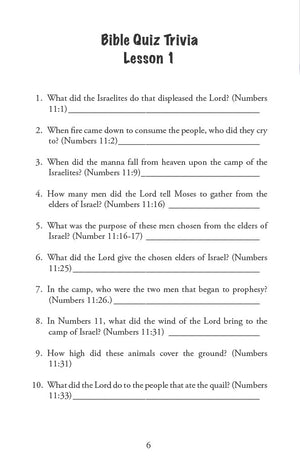 In the Wilderness - Junior Workbook