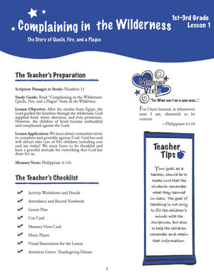 In the Wilderness - Teacher's Manual