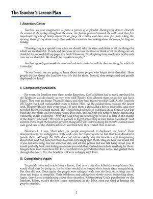 In the Wilderness - Teacher's Manual