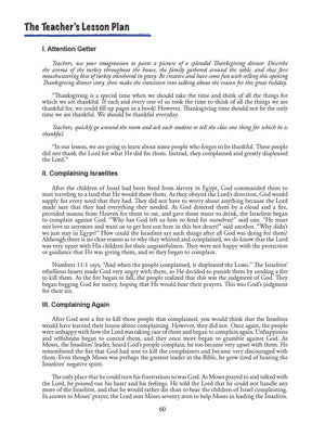 In the Wilderness - Teacher's Manual