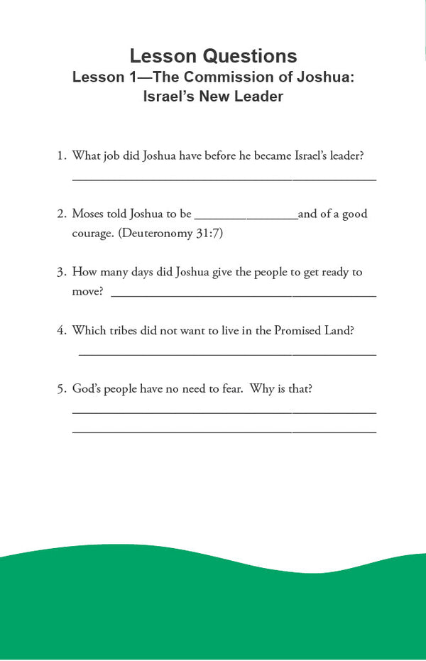 The Promised Land - Junior Workbook (Digital)