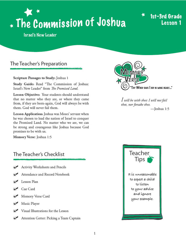 The Promised Land - Teacher's Manual (Digital)