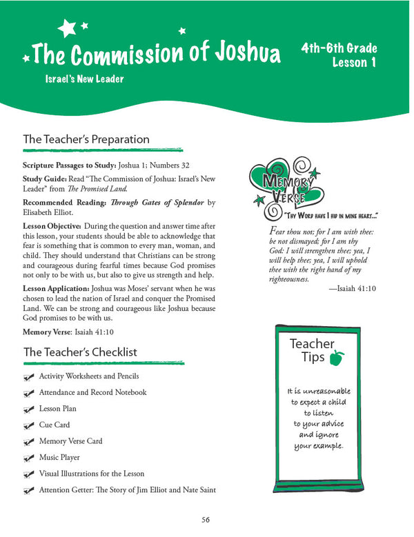 The Promised Land - Teacher's Manual (Digital)