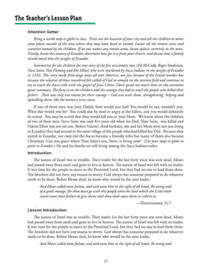 The Promised Land - Teacher's Manual