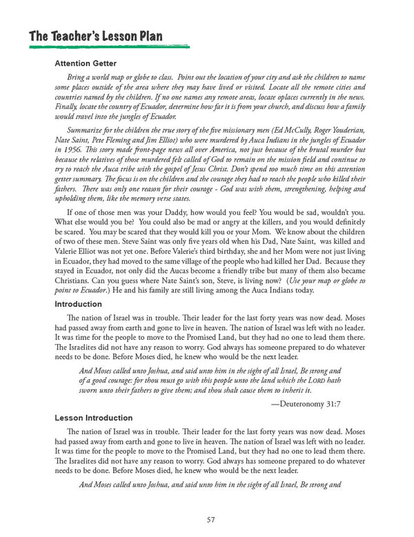The Promised Land - Teacher's Manual (Digital)