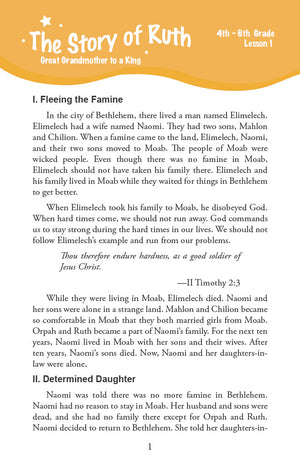 After God's Own Heart - Junior Workbook