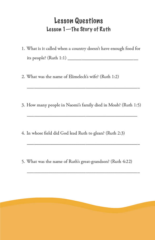 After God's Own Heart - Primary Workbook