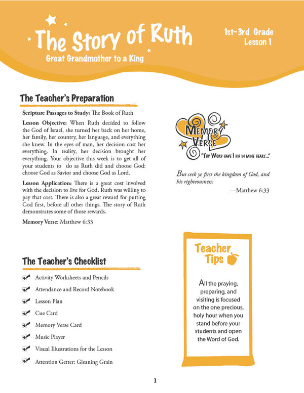 After God's Own Heart - Teacher's Manual (Digital)