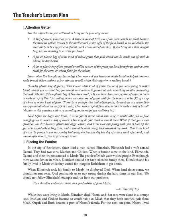 After God's Own Heart - Teacher's Manual