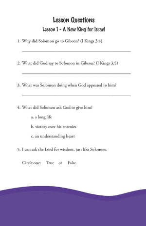 A House Divided - Primary Workbook