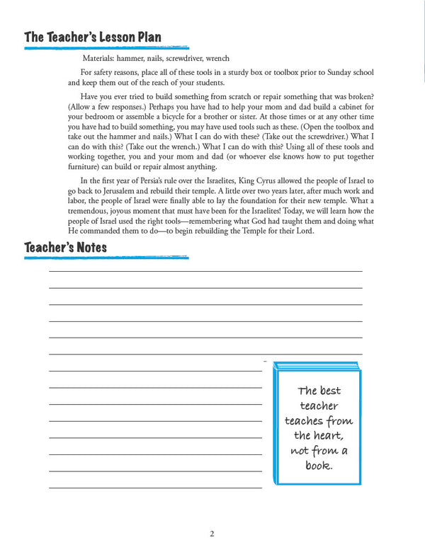 Old Testament Highlights - Teacher's Manual (Digital)