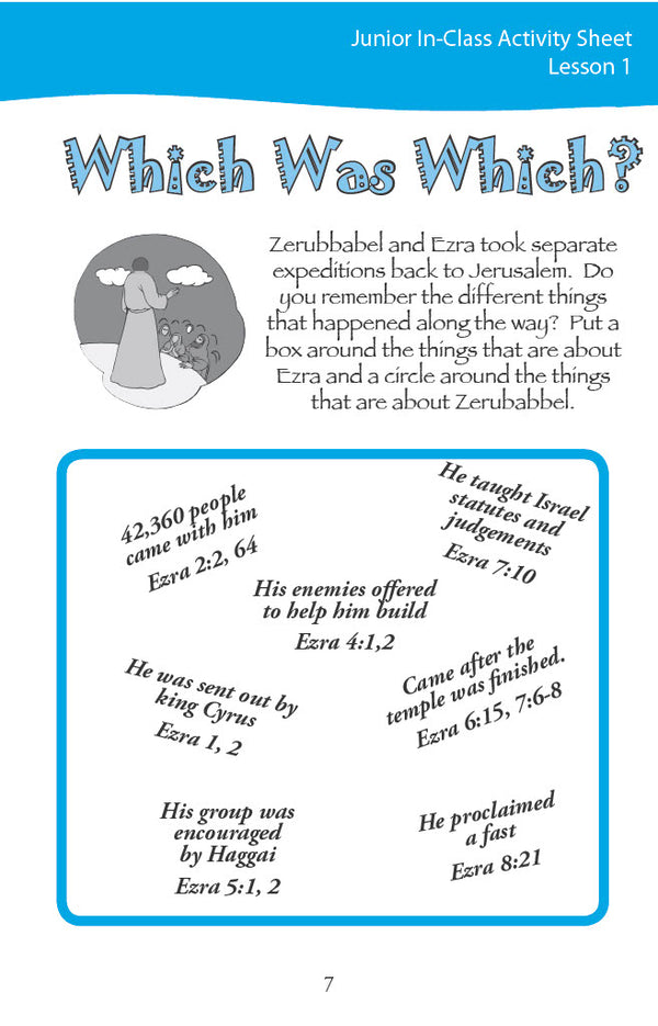 Old Testament Highlights - Junior Workbook (Digital)