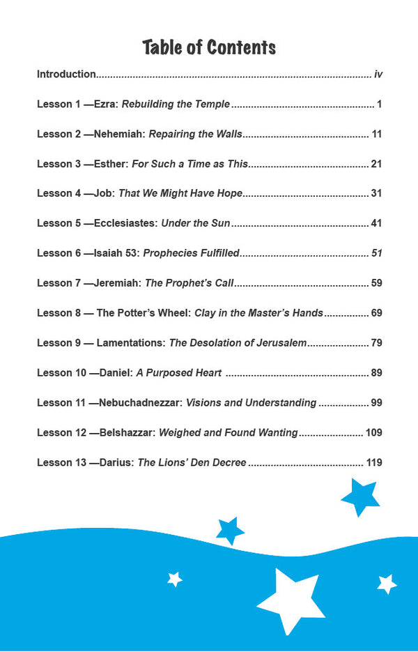 Old Testament Highlights - Junior Workbook (Digital)