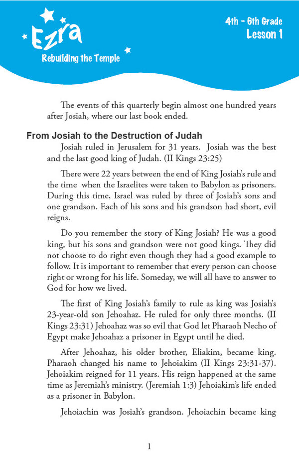 Old Testament Highlights - Junior Workbook (Digital)