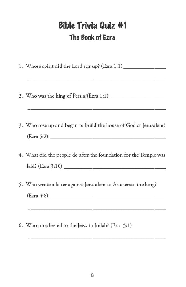 Old Testament Highlights - Primary Workbook (Digital)