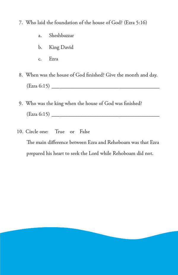 Old Testament Highlights - Primary Workbook (Digital)