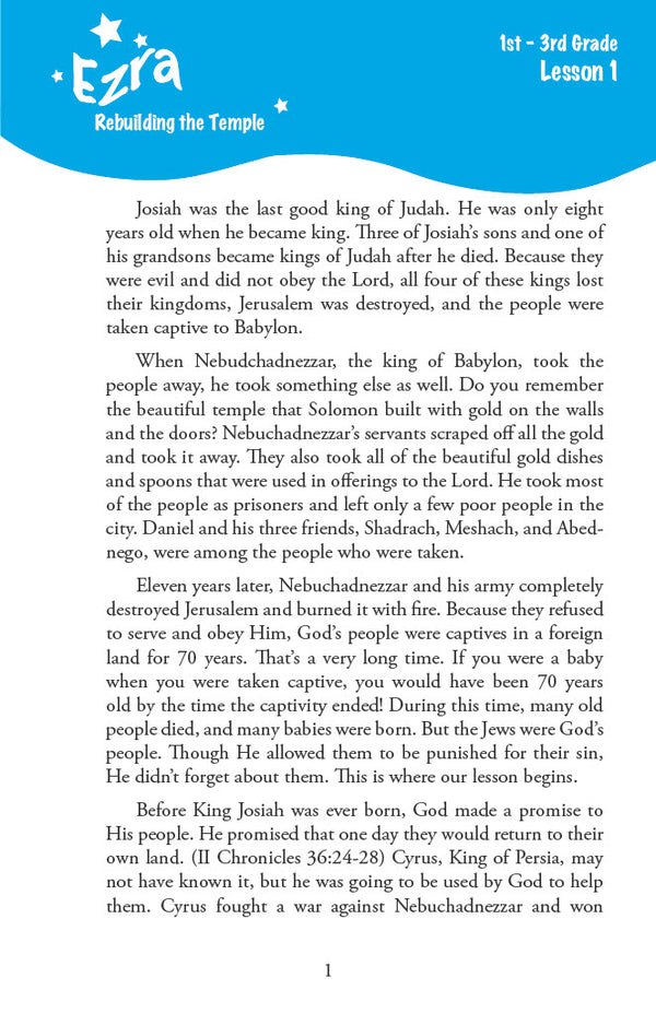 Old Testament Highlights - Primary Workbook (Digital)