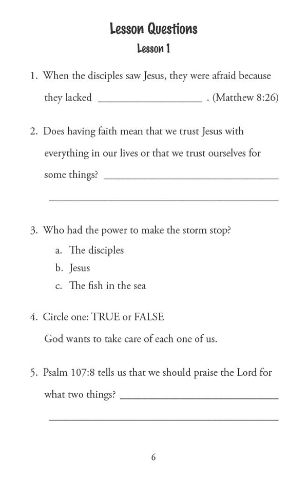 The Life of Christ II - Junior Workbook
