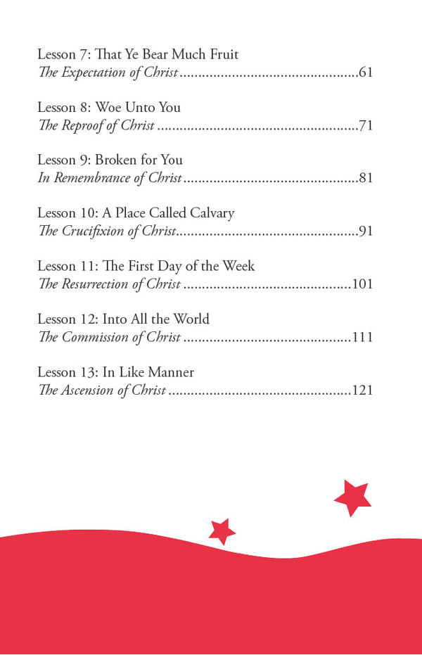 The Life of Christ II - Junior Workbook
