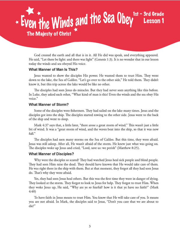 The Life of Christ II - Teacher's Manual