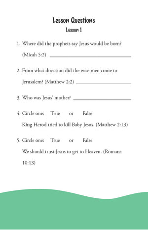 The Life of Christ I - Junior Workbook (Digital)