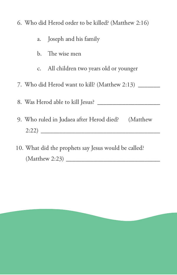 The Life of Christ I - Junior Workbook (Digital)