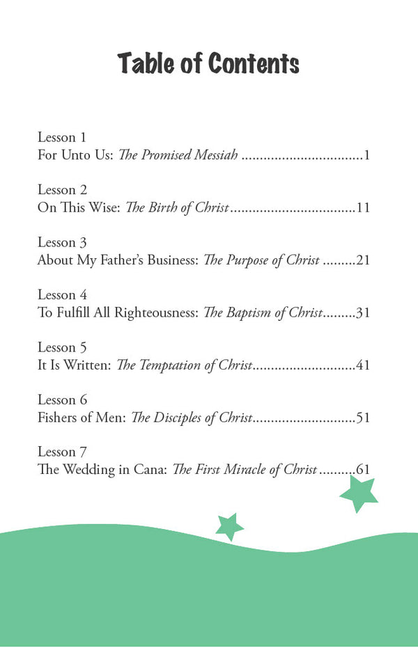 The Life of Christ I - Junior Workbook (Digital)