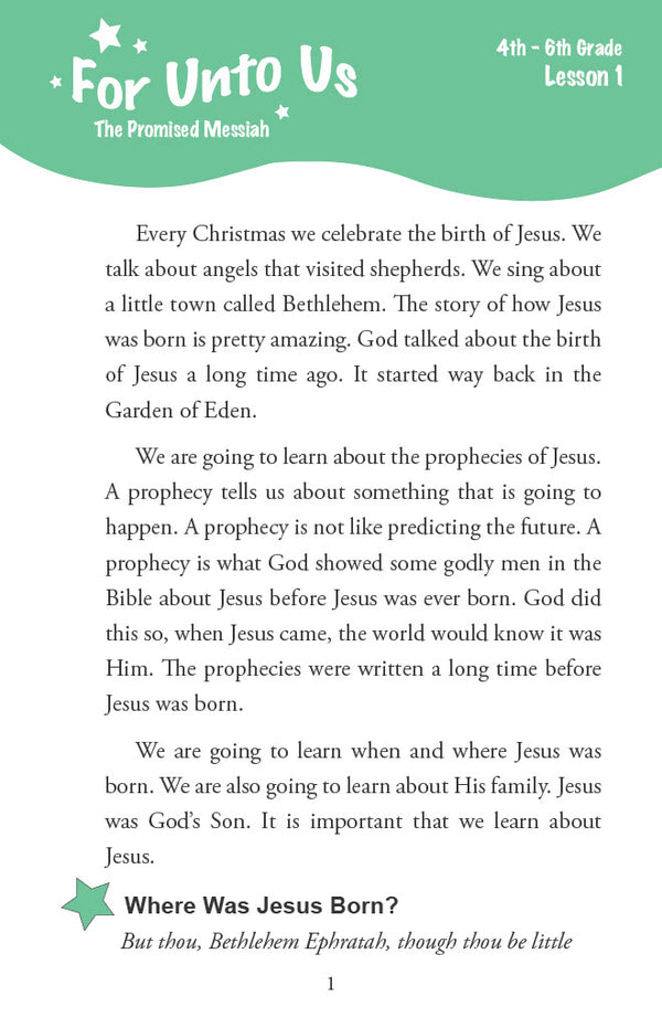 The Life of Christ I - Junior Workbook (Digital)