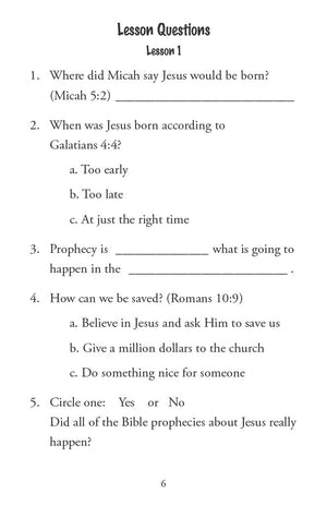 The Life of Christ I - Primary Workbook