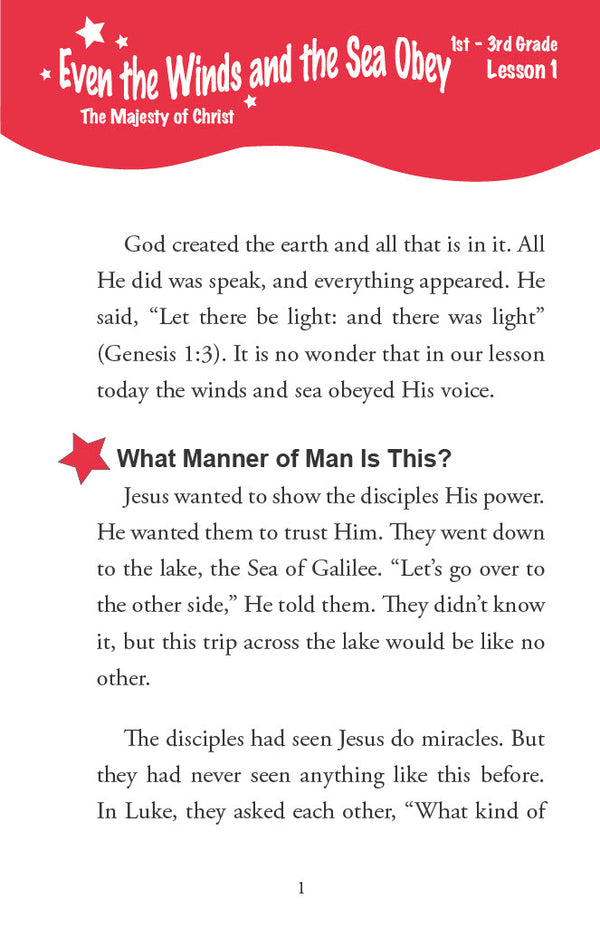 The Life of Christ II - Primary Workbook