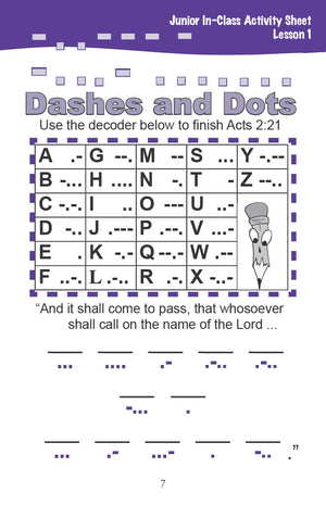 New Testament Highlights I - Junior Workbook (Digital)