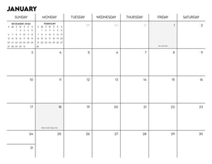 2027 Fundraising Scripture Calendar