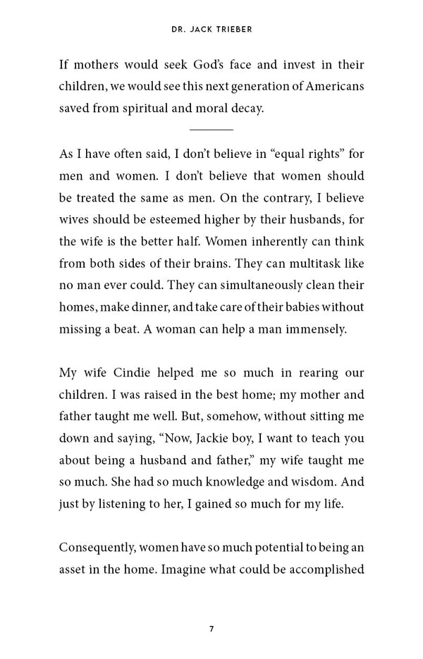 America's Great Need: Women