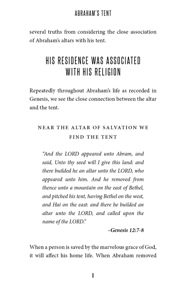 Abraham's Tent